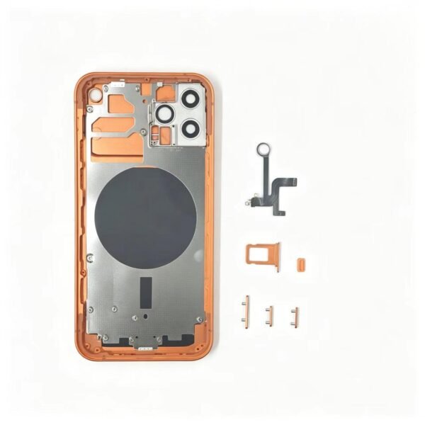 Premium iPhone 12 series to 18 Pro style meta housing cover upgrade