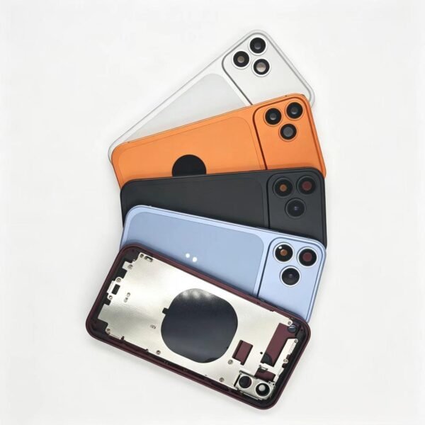 6 Premium iPhone 11 series to 18 Pro style meta housing cover upgrade